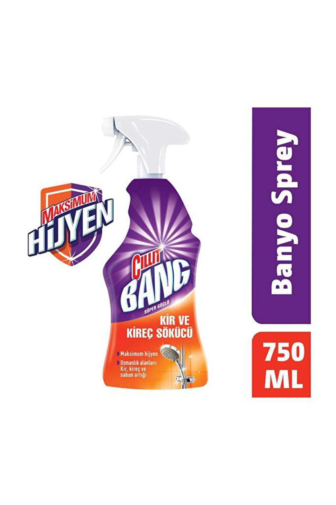 Cillit Bang Banyo Pas ve Kireç Çözücü Sprey 750 ml